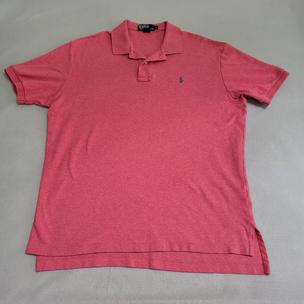 Polo Ralph Lauren Short Sleeve Collared Polo Shirt Men's Size L  100% Cotton